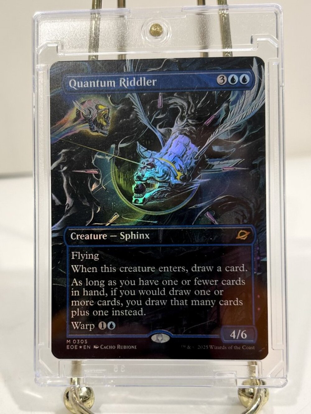 Quantum Riddler Edge of Eternities Variants Foil Borderless 0305 IN MAG CASE